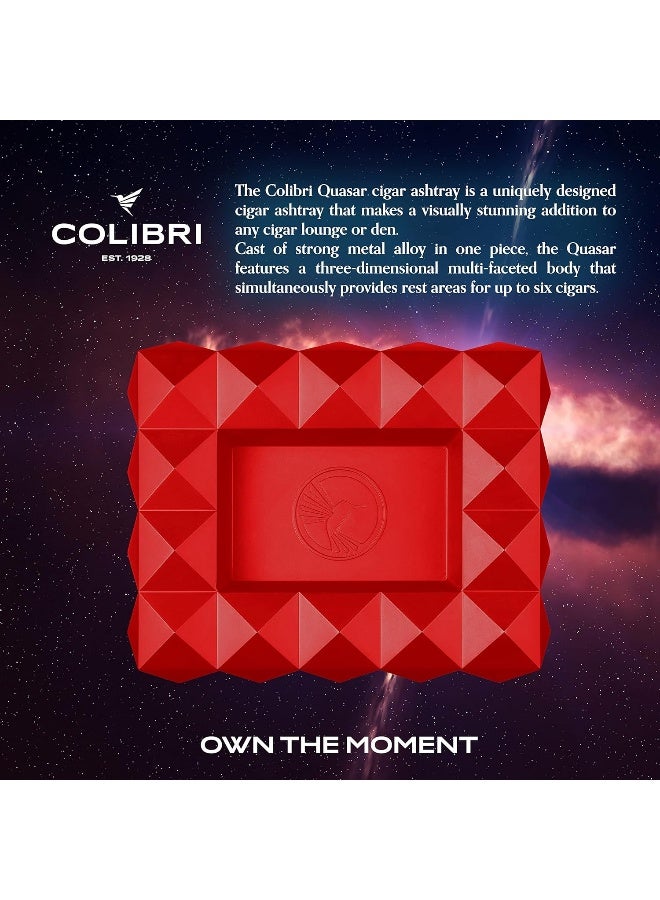 Colibri Quasar Ashtray - Red - Image 3